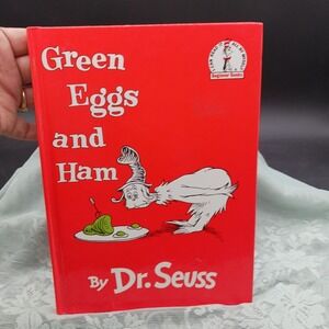 Vintage Dr. Seuss' GREEN EGGS AND HAM Beginner Books Random House Inc. Hardback